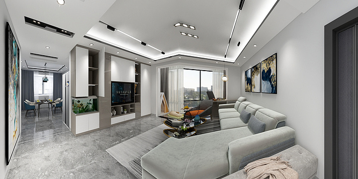 设计师左武-华夏佳园（肖总雅居）-装修设计方案