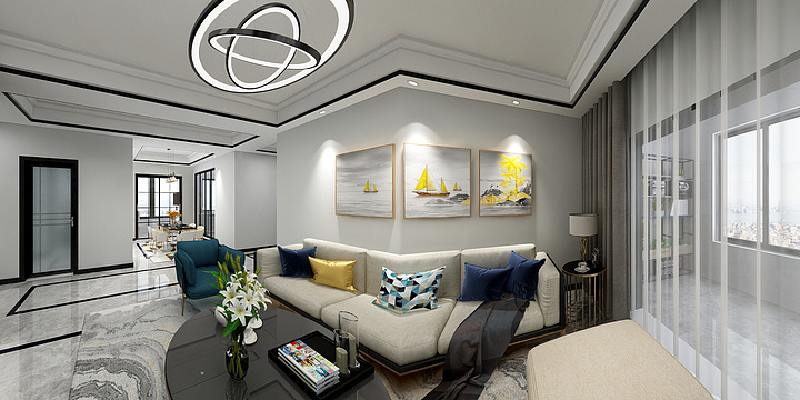 装潢设计师阿郑-金桂花园17-2-404-装修设计方案