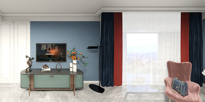 JERRYLINJIAN-御龙西岸64#1-1601-装修设计方案