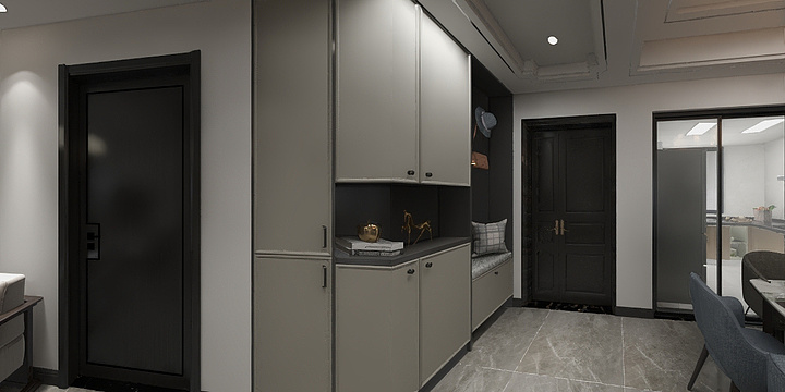 最完美的矛盾体-新城悦隽5#1603效果图用-装修设计方案