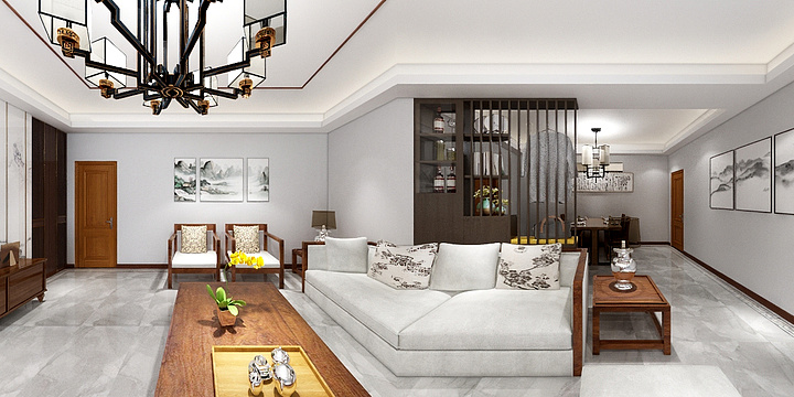 忧雅的奋斗者-湛景园-装修设计方案