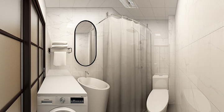 Liu.L.-厨卫翻新-装修设计方案