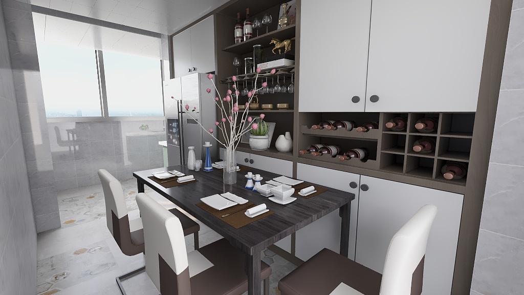 半天起不上个名i-食品厂小区东单元1703-装修设计方案