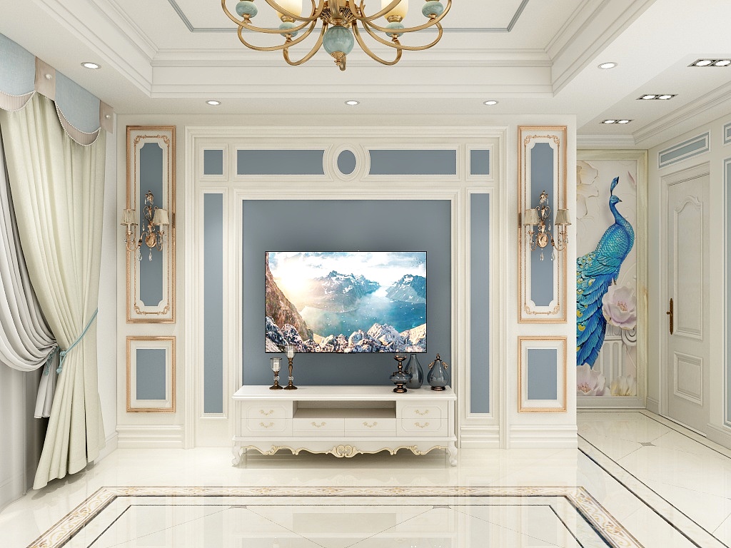 莫载瑶-美式风-户型-装修设计方案