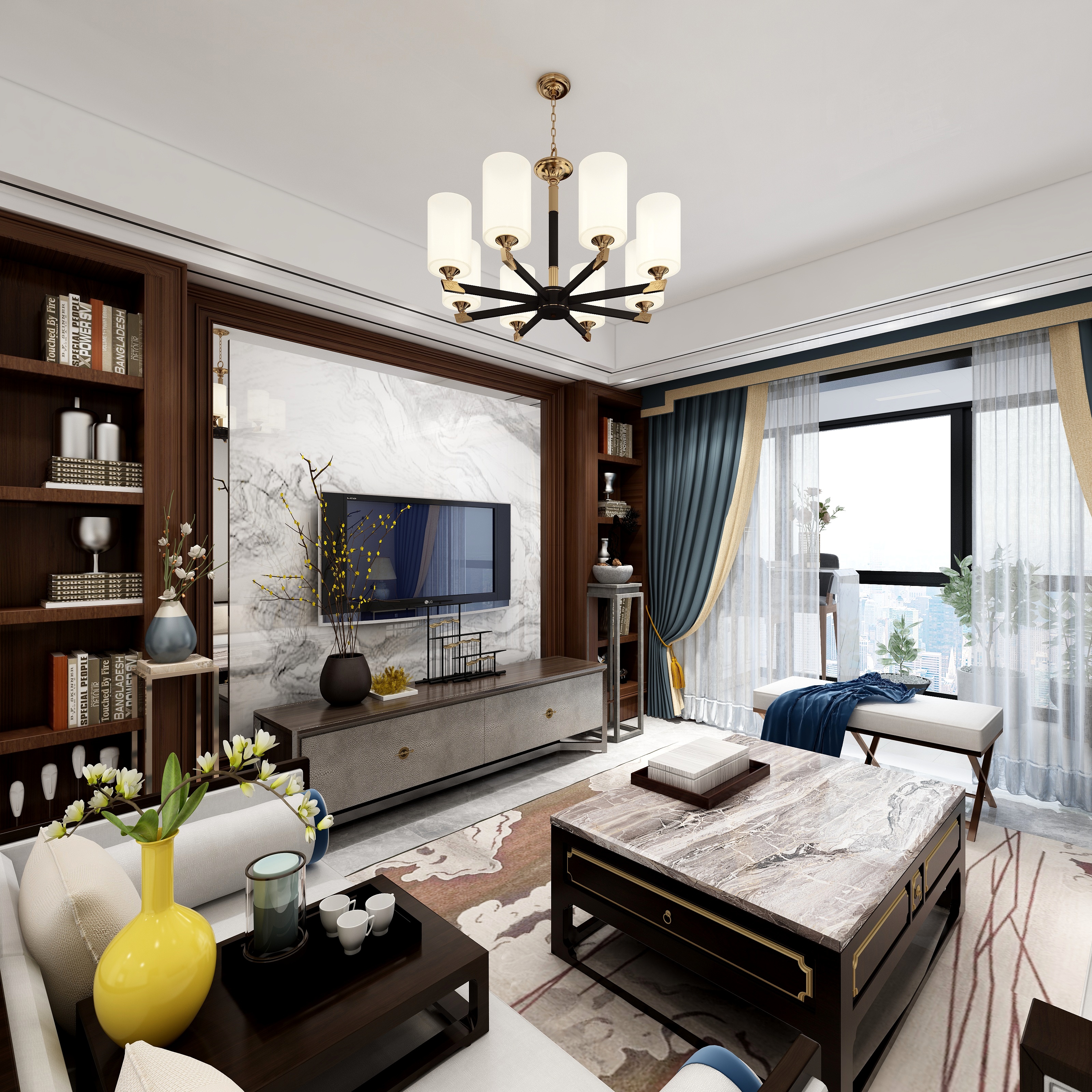 卢晨翔地平线装饰-公园壹号院-装修设计方案