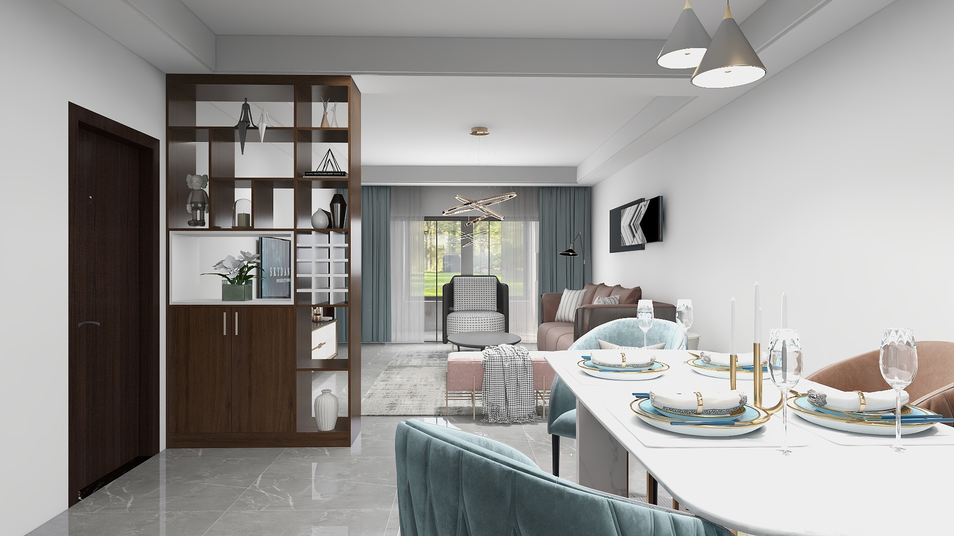 yi然安静-茶圣花园7-1-1302-装修设计方案