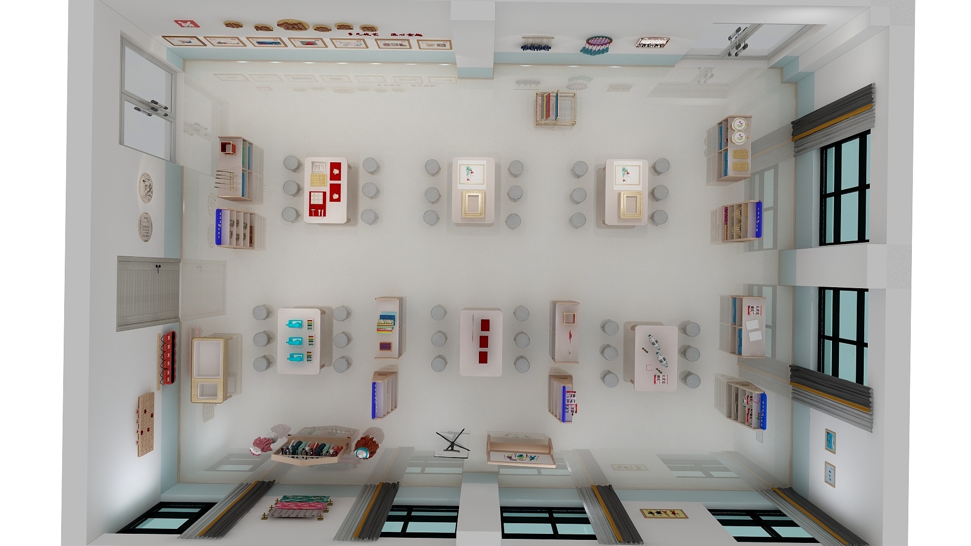 陈宝霞-西安第九幼儿园五区非遗创客空间-装修设计方案