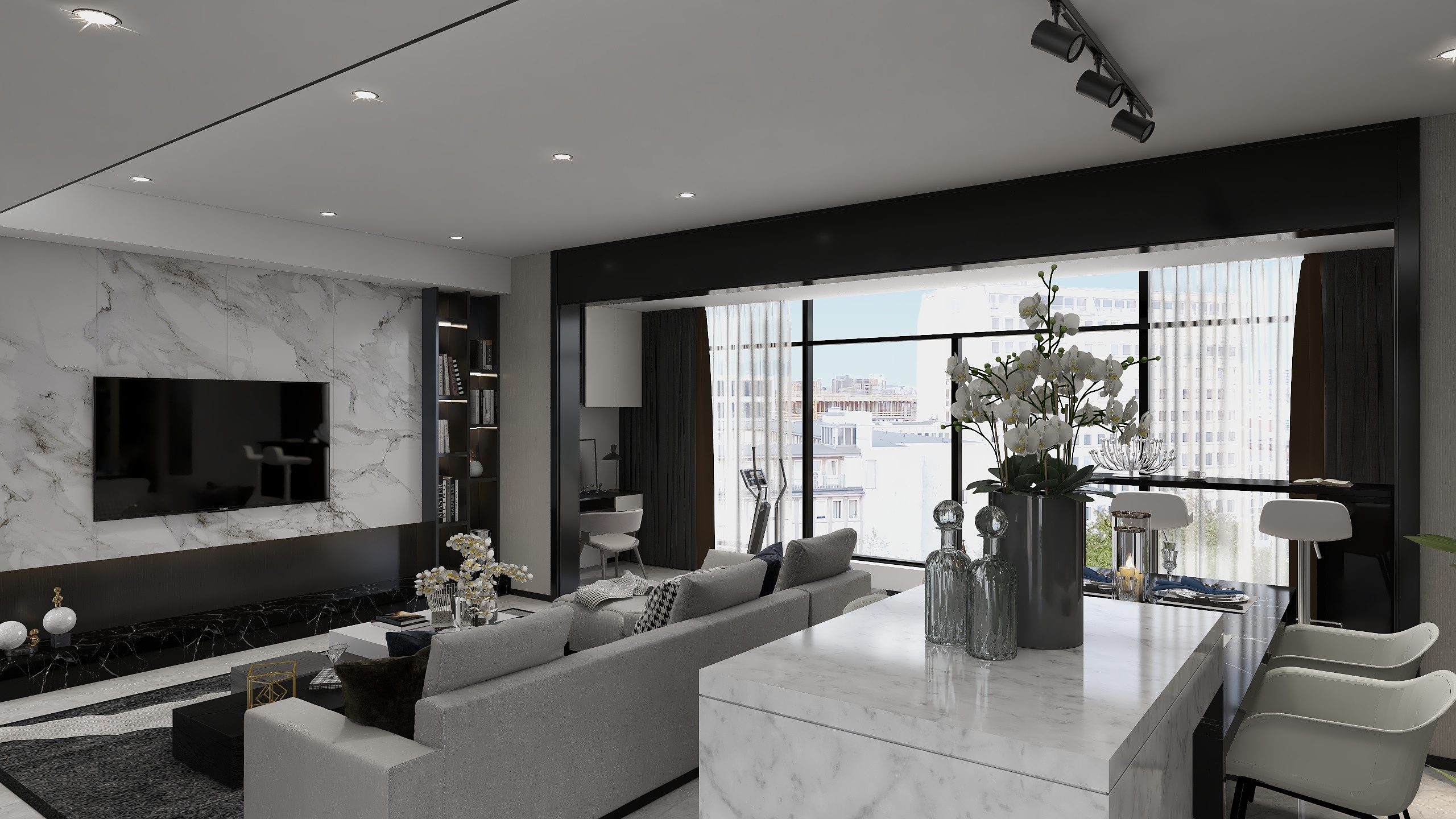 展卓设计-胡佳-住宅方案设计-装修设计方案