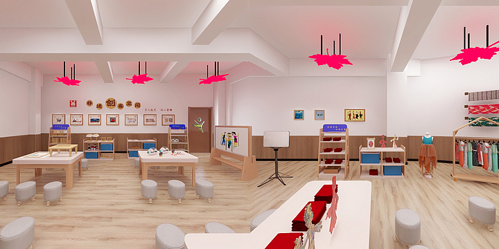 陈宝霞-乌海幼儿园五区非遗创客空间-装修设计方案