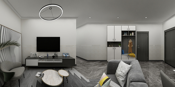 四水-后现代-装修设计方案