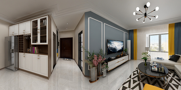 李伟魏Lww-御景城效果-装修设计方案