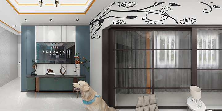 悄然丶HndQ-瑞和园89.50㎡B户型3室2厅1卫-装修设计方案