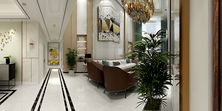 A设计师崔峰-蔚来公馆蓝先生-装修设计方案