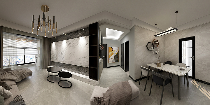 洛辰装饰设计师骆秋-东林道116-装修设计方案