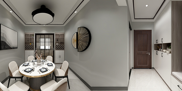 缱绻时光-九龙广场138平方-装修设计方案