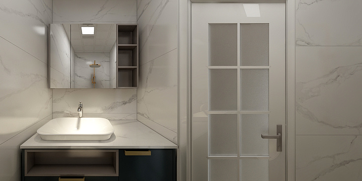 巨野鑫泰装饰-尚格装饰单身公寓-装修设计方案