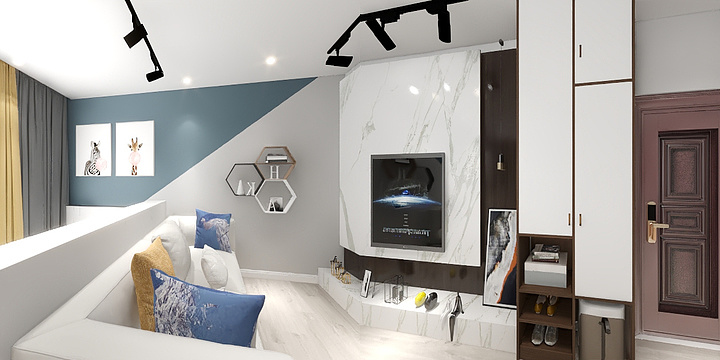 邓栩泽-小户型初稿-装修设计方案