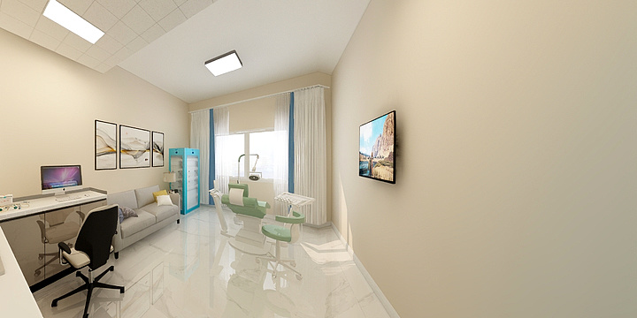 善创-大邑县第二人民医院牙科设计图-装修设计方案