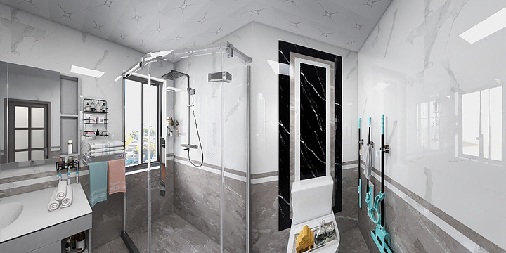 设计微笑先生-花样年—锦上花97平米酷家乐图-副本-装修设计方案