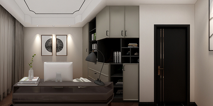 Zc卓年-新中式样板间-装修设计方案