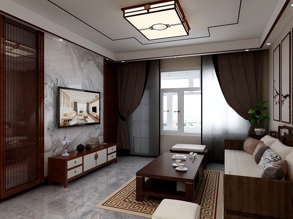 Aq高端全案定制-中式设计（超空间装饰）-装修设计方案