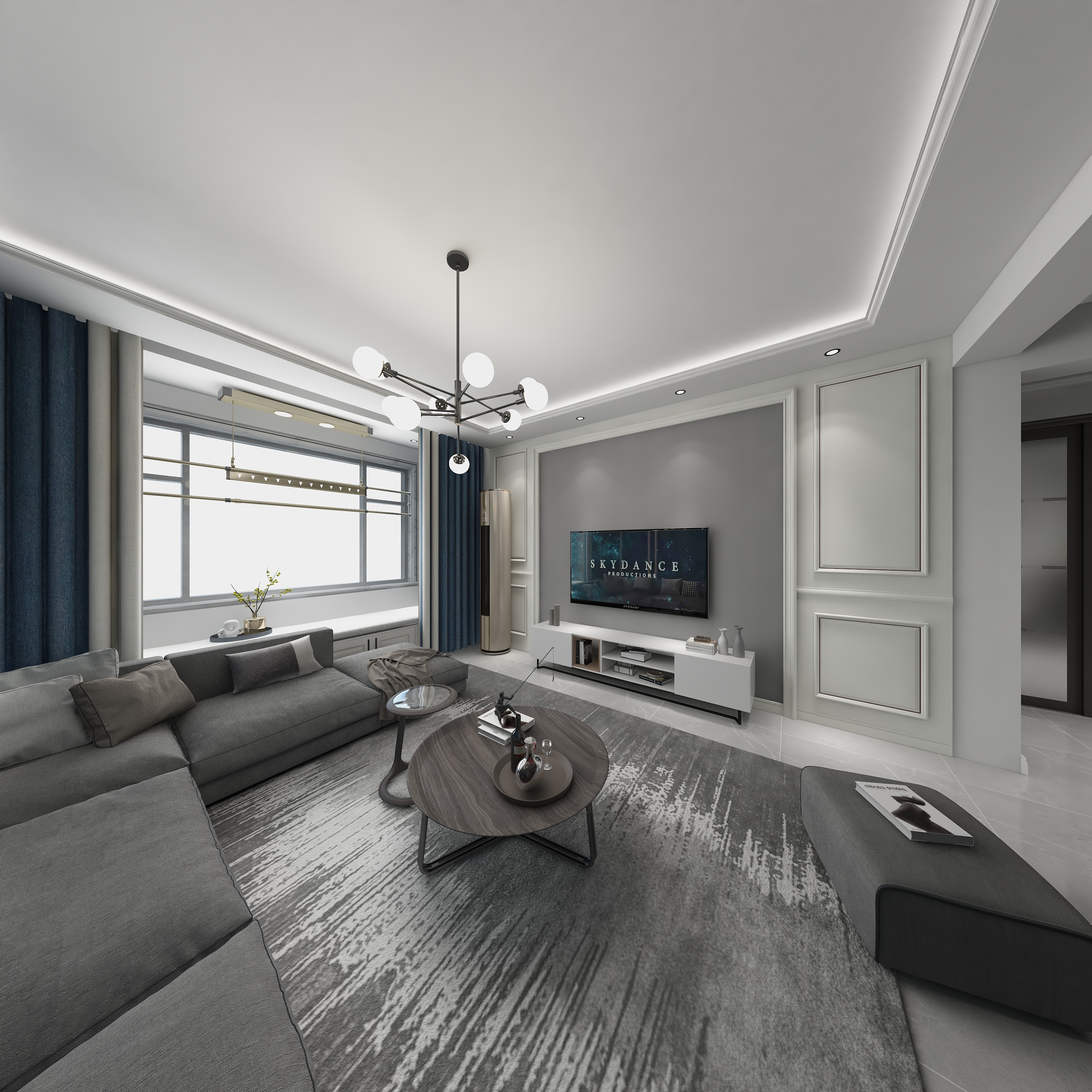 全案设计师何帅-36#样板间两室北欧-装修设计方案