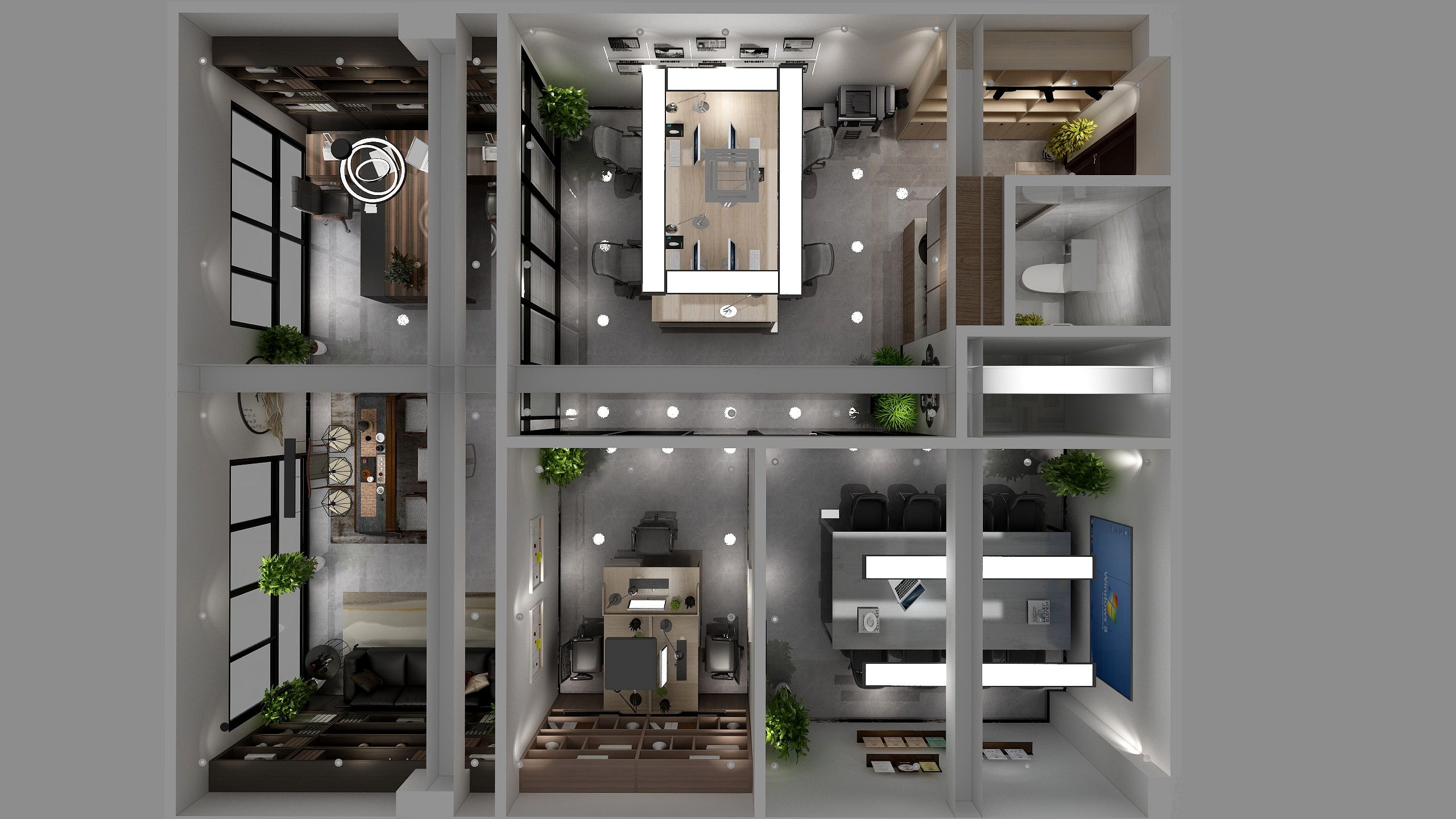 空间设计文石-丰臣3号楼办公-装修设计方案