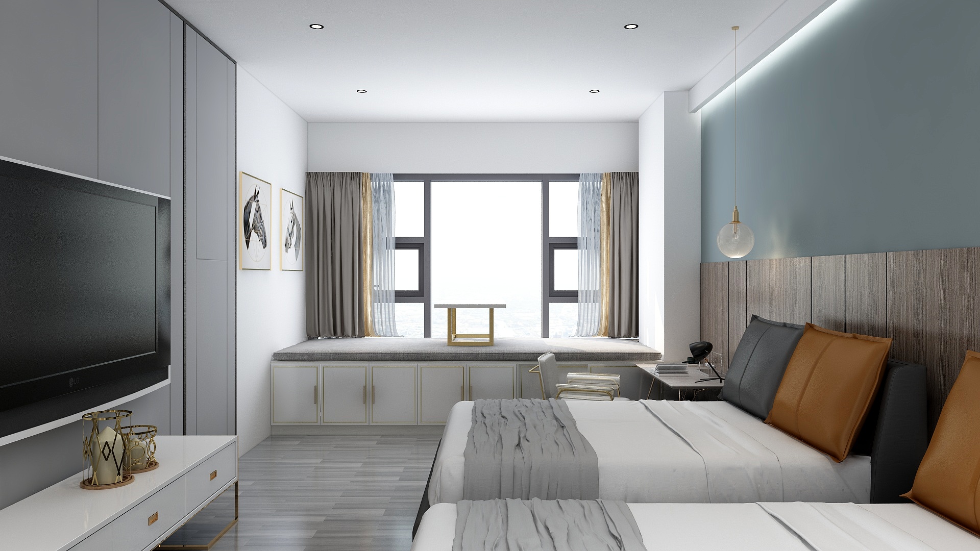 渽梦-茂业中心轻奢-装修设计方案