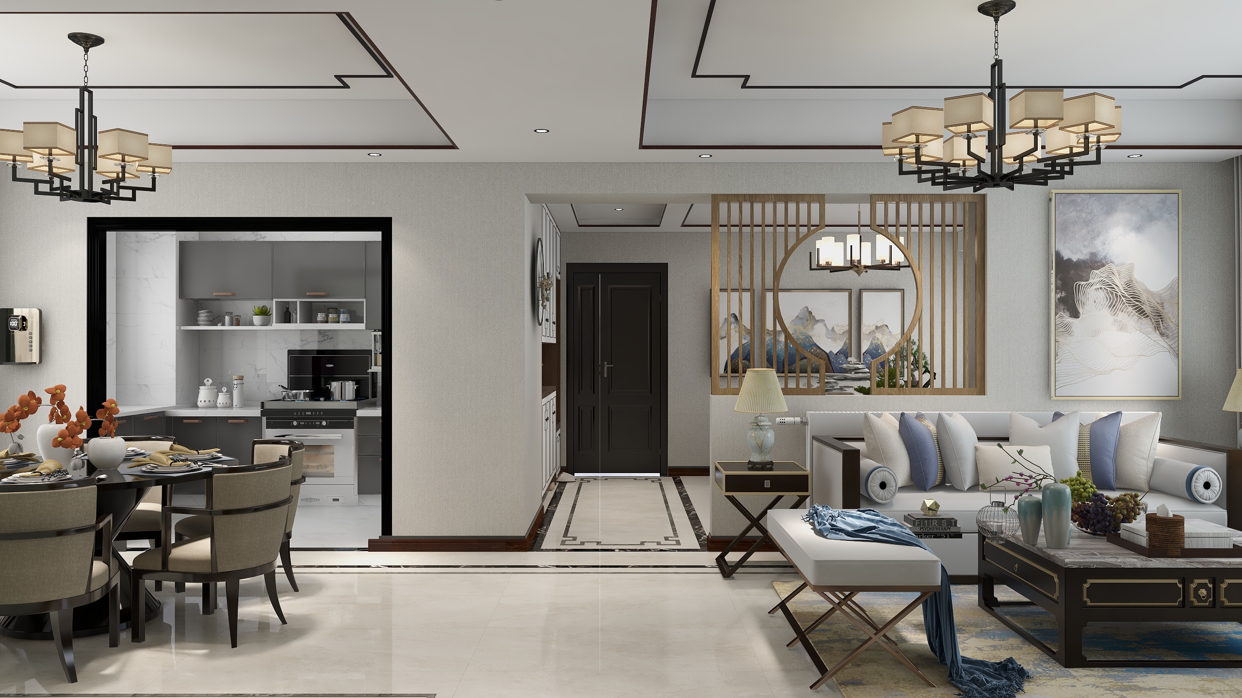 疾风yang-维多利亚港湾新中风-装修设计方案