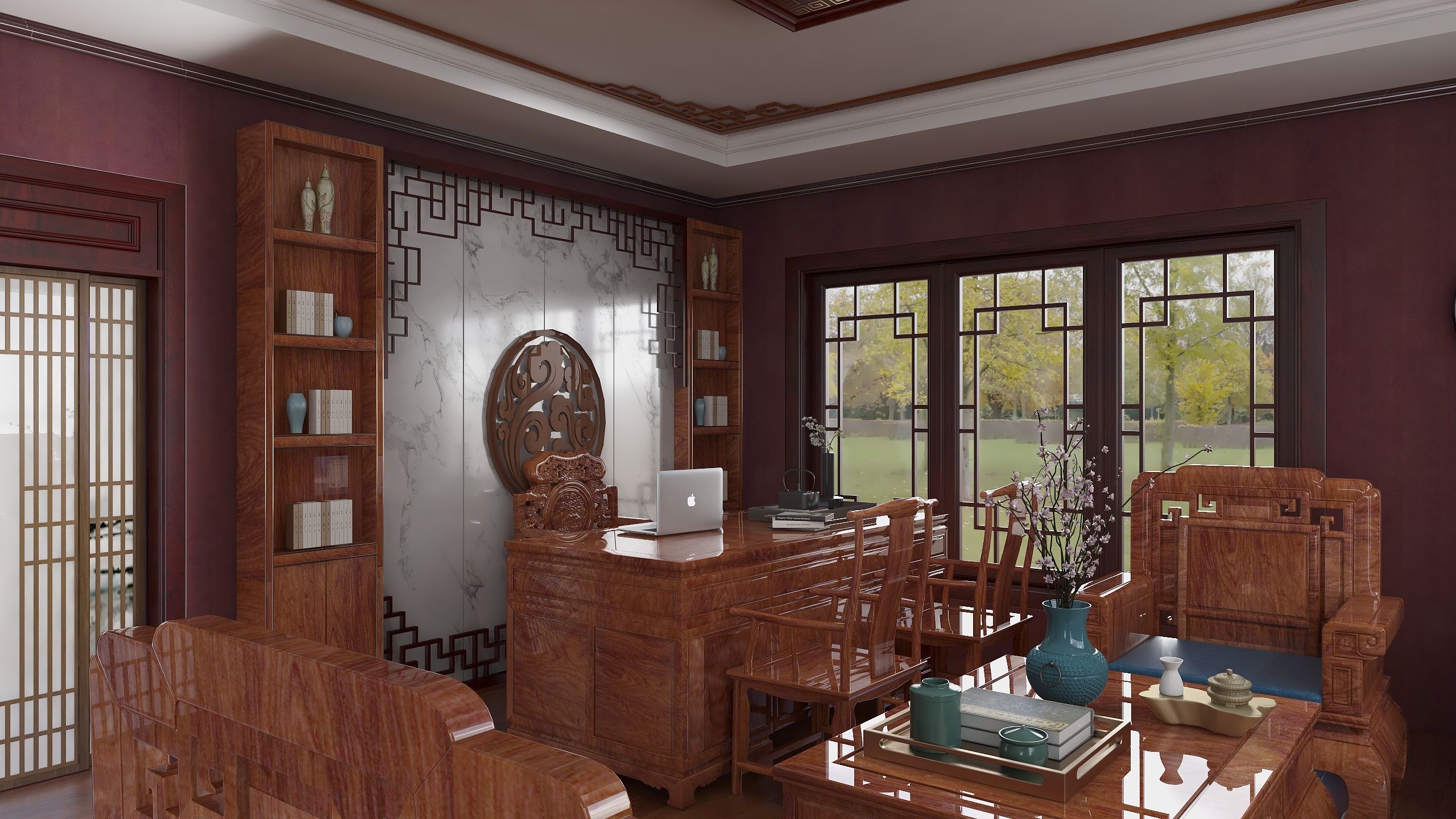 自若微风-钟老板红木家具店方案-装修设计方案