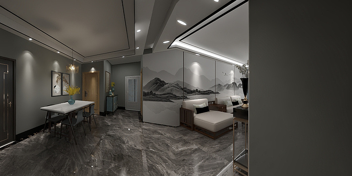 九龙湖边境界-2室户型-装修设计方案