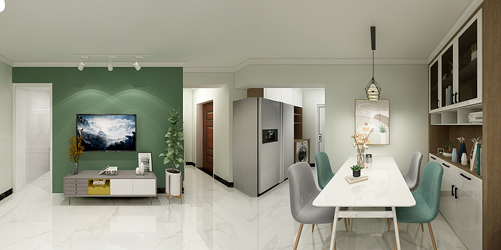 李同学在装修-华龙苑南里-装修设计方案