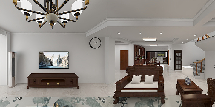 Aa王十二-福鑫一品洋房一层-装修设计方案