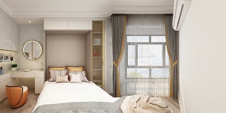 百得胜实木定制馆-格陵兰-德丰园10栋-装修设计方案