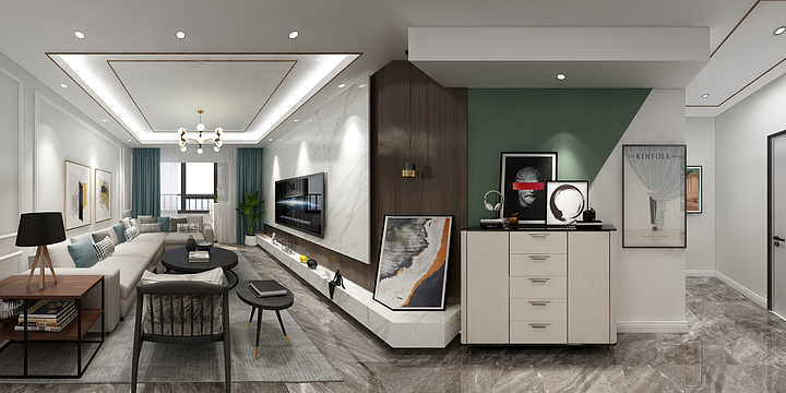 空间设计师姜伟-桂语江南轻奢-装修设计方案