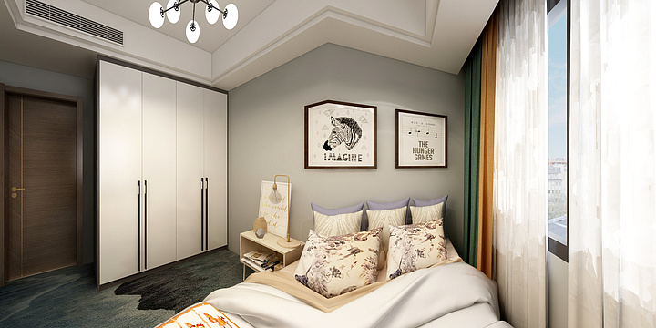 金华画风全屋定制-红星天悦9-902-装修设计方案