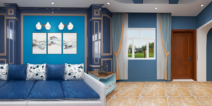 哈哈哈714-地中海-客厅-装修设计方案