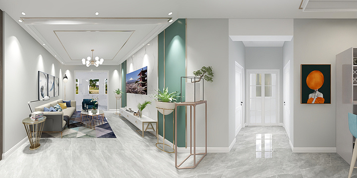 万芈家居全案设计-东方渔人码头二期-装修设计方案