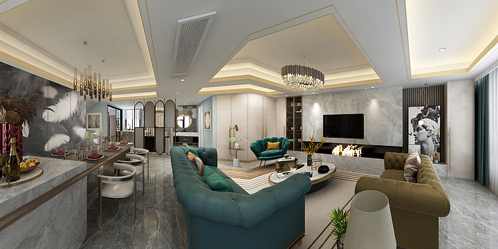 芝麻君兮-晨光国际&浪漫轻奢-装修设计方案