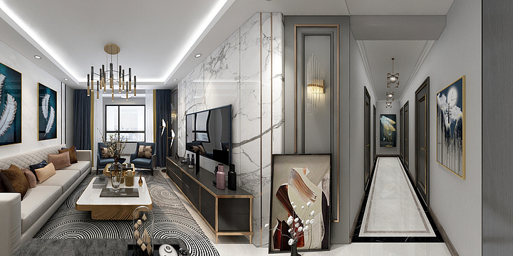 设计师杨小杨-雅苑106平-装修设计方案