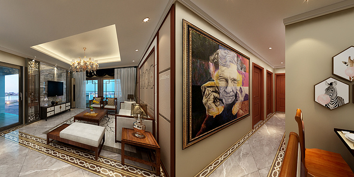 设计师张城-东南亚-装修设计方案