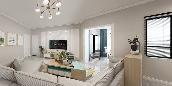 魏雨诗15881138815-明月锦苑谢哥北欧风格-装修设计方案