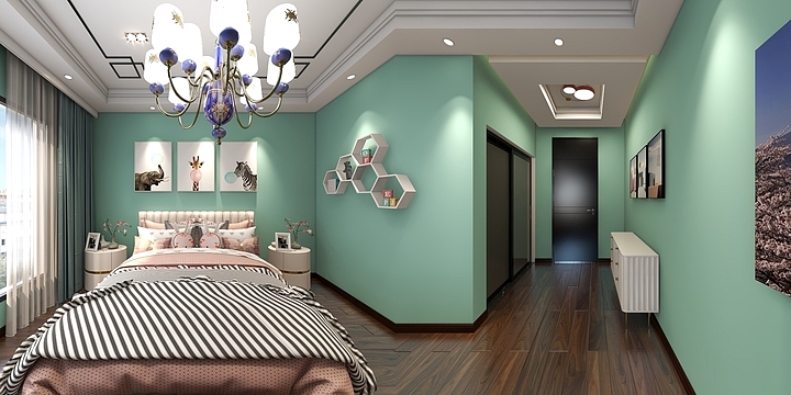 菜叔-张总大别墅二层-装修设计方案