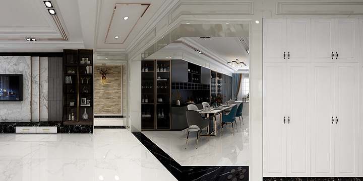 高宇0829-九号公馆刘先生新居效果图-装修设计方案