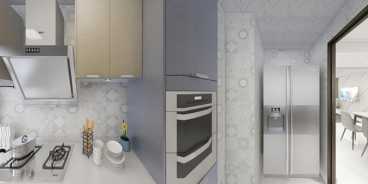 阿洛1-洋房边户-装修设计方案