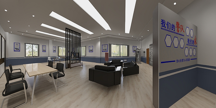 阮智明-警务室-装修设计方案