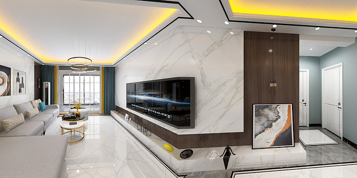 陈俊洋KazF-建业城-李海魁-抖音之家-装修设计方案