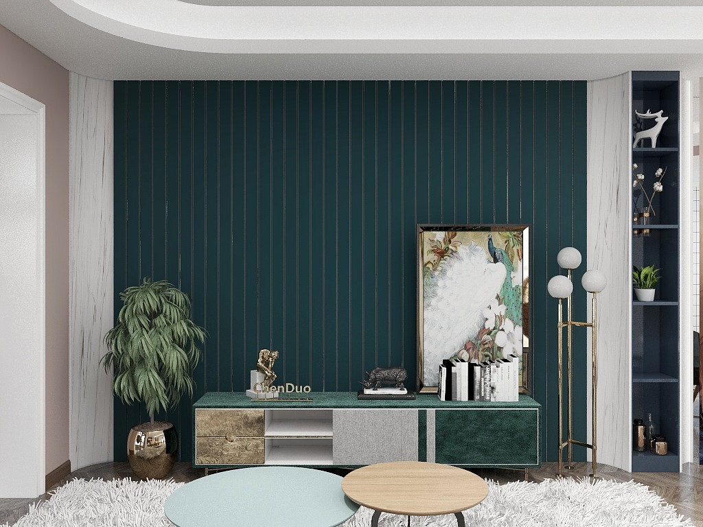 张图图YC-德信海德公园83.00㎡A2’3室2厅1卫1厨-装修设计方案