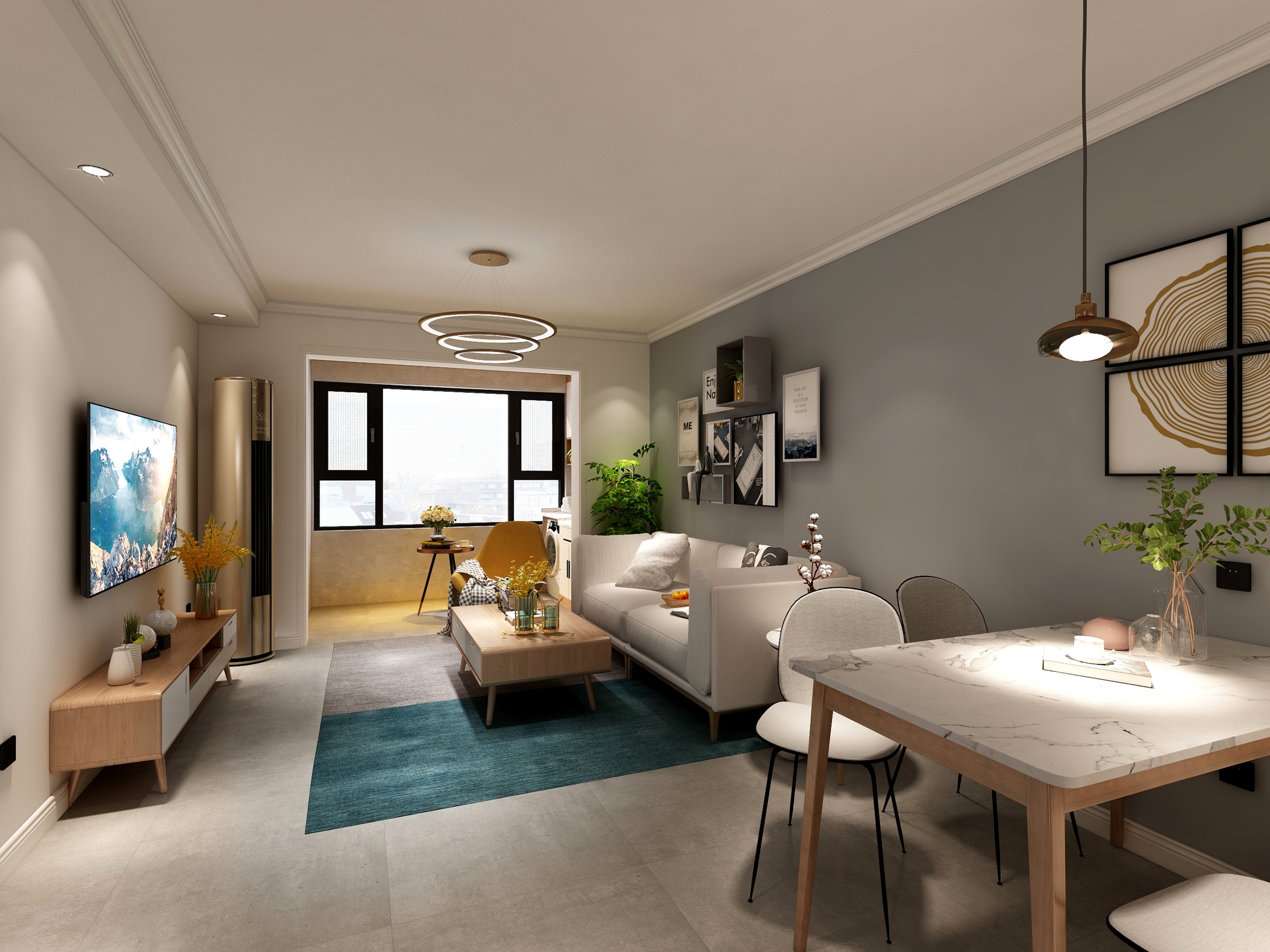 嗨嗨a舍己-和平壹号21-1-1703-装修设计方案