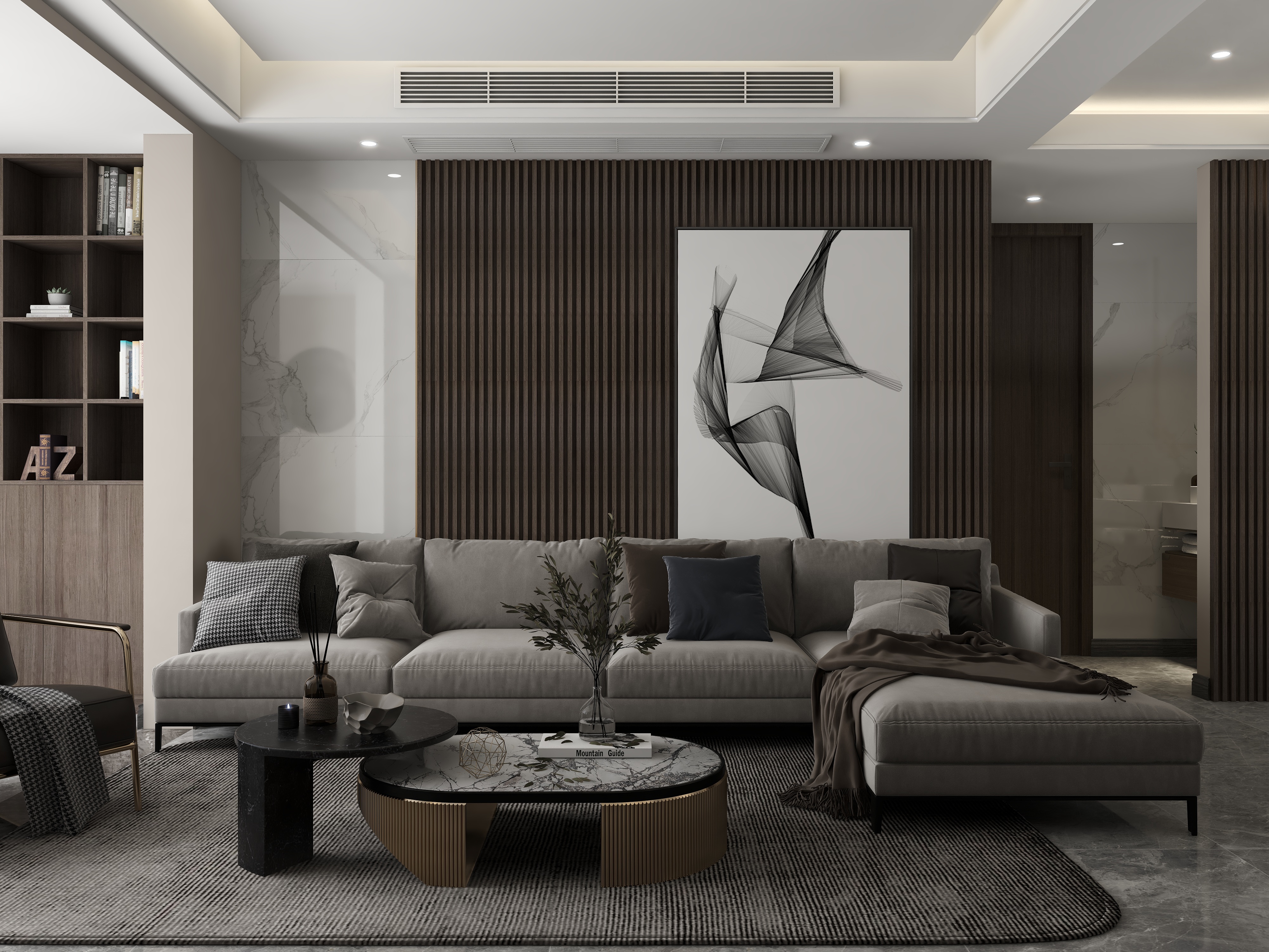 Q007华发外滩首府13栋约130平-装修设计方案